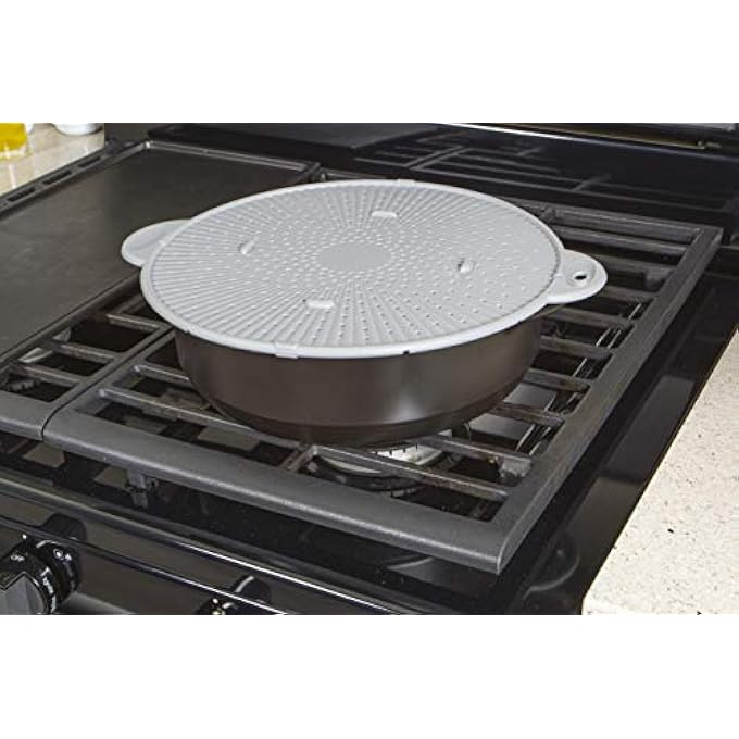 Simply Served Trivet 3In1 Splatter Screen Large Gray - Image 5
