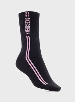 SKECHERS 2 Pack Non Terry Crew Socks  - Image 2