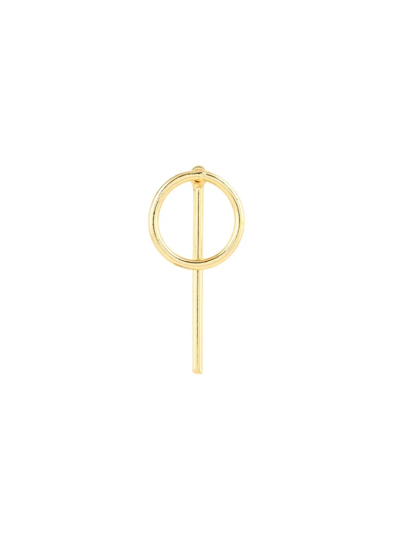 Priyaasi Plated Circle Drop Earrings
