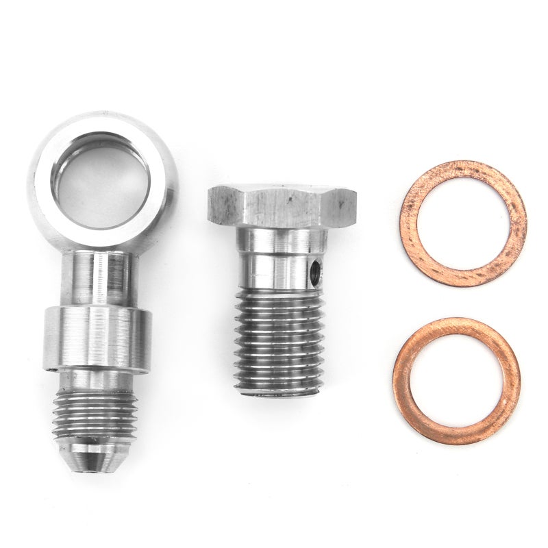 Oil Feed Banjo Bolt Kit: M12 Stainless Steel, Sophisticated Craftsmanship - Durable & Easy To Install, Turbo Oil Feed Banjo Bolt for SAAB TD04 Turbo, Garrett GT12 Turbine Coolant Side - Image 3