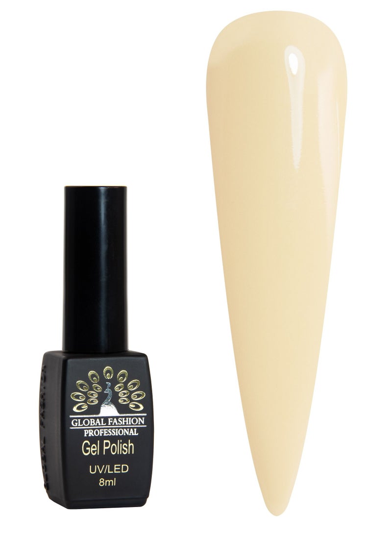 GLOBAL FASHION Global Fashion Black Elite Gel Polish | 132 Colors of Long-Lasting Elegance - 8ml | 209  - Image 1