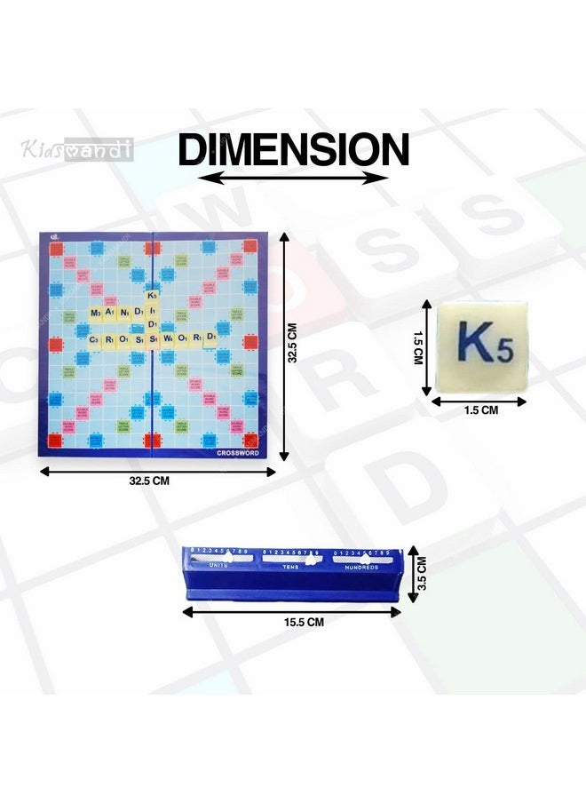 Kids Mandi Crossword Board Game | Education Vocabulary Learning Word Building Game For Kids & Family,Multicolor  - Image 5