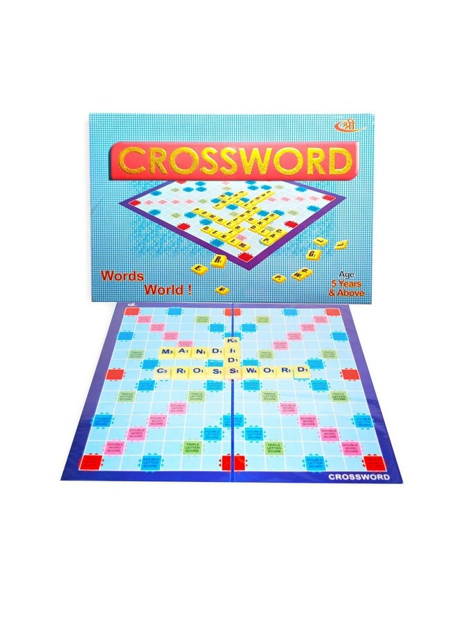 Kids Mandi Crossword Board Game | Education Vocabulary Learning Word Building Game For Kids & Family,Multicolor  - Image 1