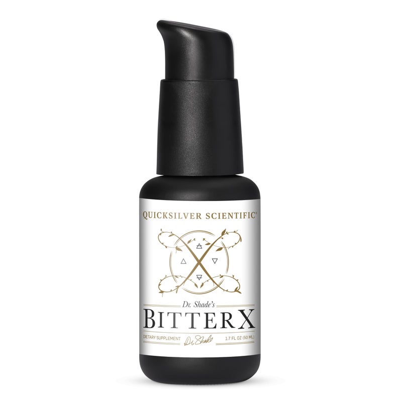 Quicksilver Scientific Dr. Shade's BitterX - Highly Concentrated Bitters for Digestion - Fast Acting Digestive Support & Liver Supplement with Dandelion Root, Gentian Root, Solidago & Myrrh (50ml) - Image 1