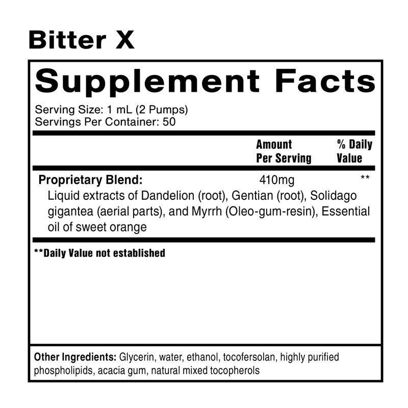 Quicksilver Scientific Dr. Shade's BitterX - Highly Concentrated Bitters for Digestion - Fast Acting Digestive Support & Liver Supplement with Dandelion Root, Gentian Root, Solidago & Myrrh (50ml) - Image 2