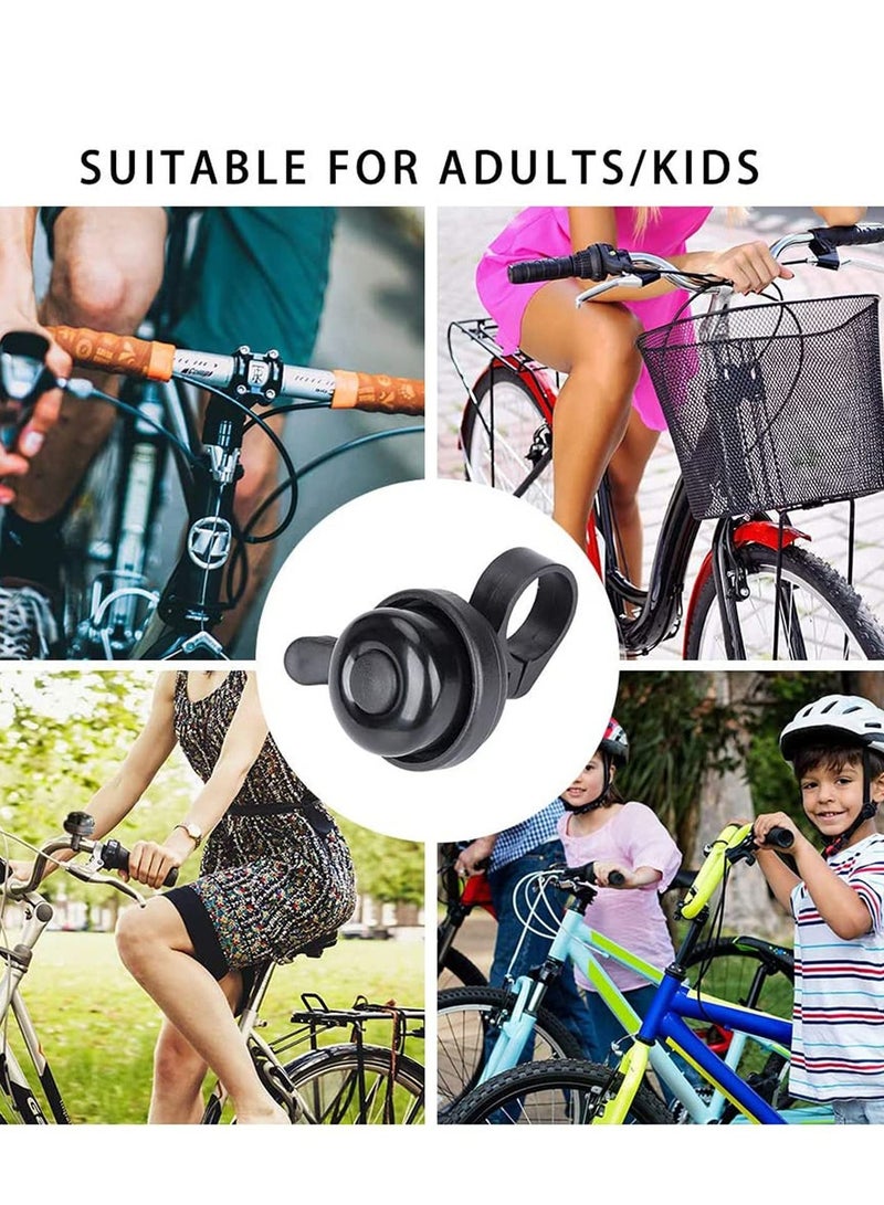 Bike Bell 2 Pack Bicycle Aluminum Loud Crisp Premium for Large Ringer Bells Adults Kids Boys and Girl  - Image 3