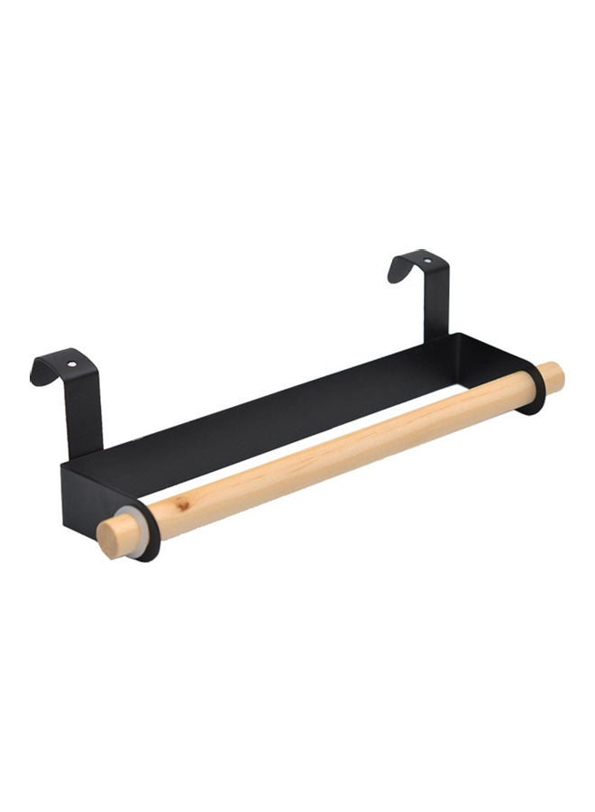 NIBEMINENT Designer Towel Rack Black/Brown 10.23 X 9.25 2.55 2.36inch - Image 1