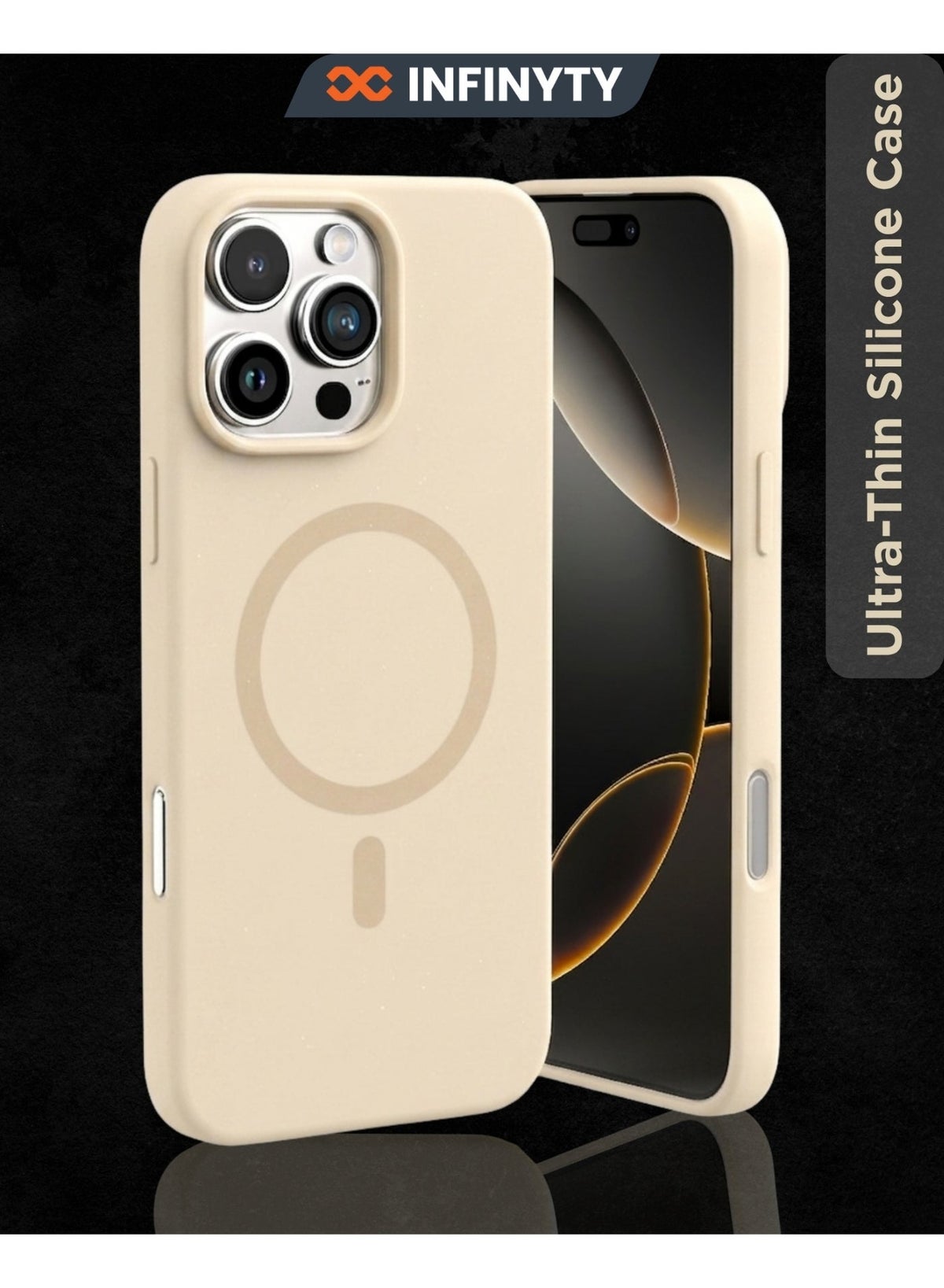 infinyty Infinyty ultra-thin Silicone Case For iPhone 16 pro-airify Z5816D2B6287FAB2EE396Z