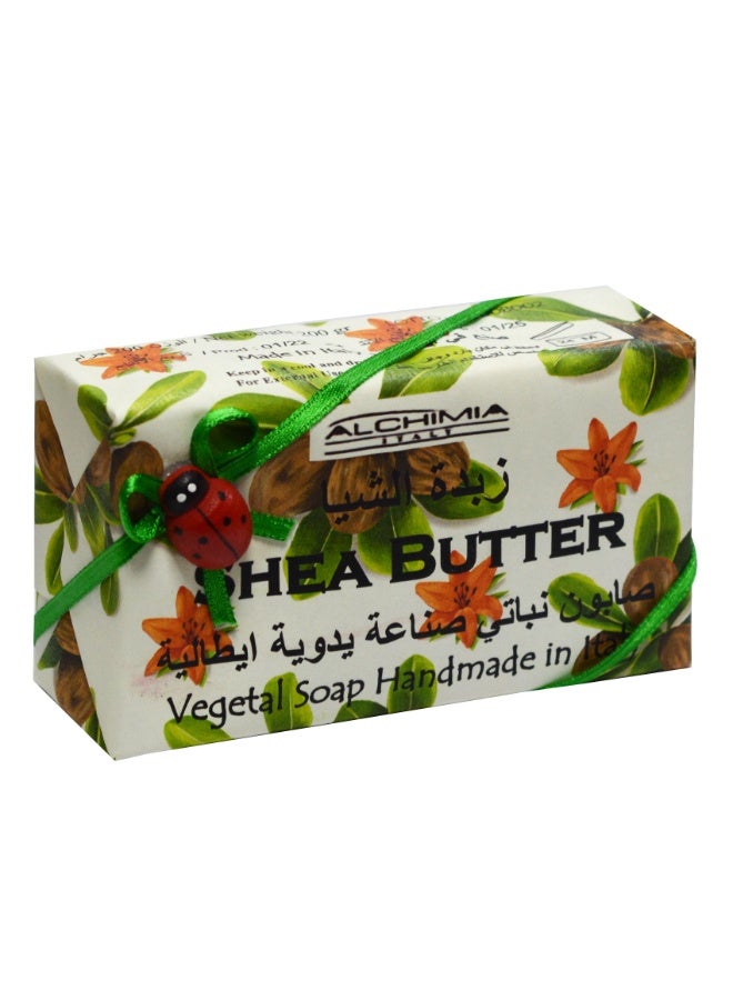 Alchimia Vegetal Soap Shea Butter 200G | Moisturizing Italian Bar Soap | Enriched with shea butter | Helps to maintain hydration | Suitable for all skin types - Image 1