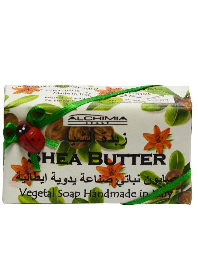 Alchimia Vegetal Soap Shea Butter 200G | Moisturizing Italian Bar Soap | Enriched with shea butter | Helps to maintain hydration | Suitable for all skin types - Image 2