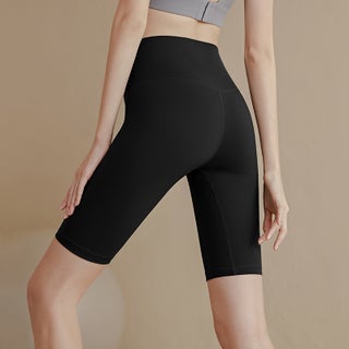 No embarrassment line sports shorts womens fifth pants tight high waist hip lifting fitness pants running yoga pants cycling pants summer Black - pzsku/Z58170AC50AFBB3BC05B4Z/45/1746230460/b4269390-b720-45ae-95fd-6017c59adf64