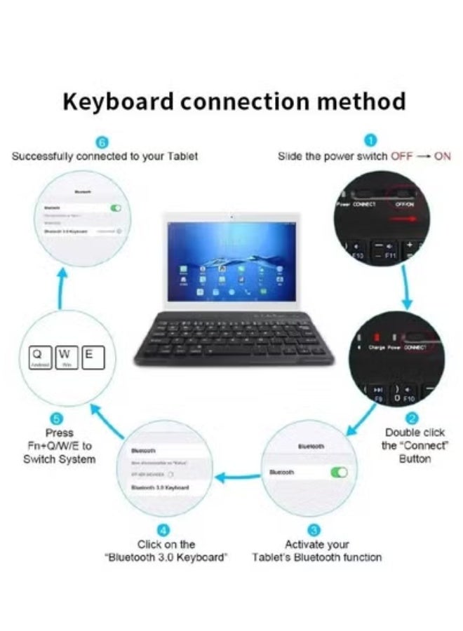 JAJEEK Wireless Keyboard and Mouse Combo – Portable and Efficient Design with Multicolor Backlit Keyboard and Ergonomic Mouse – Compact, Rechargeable, Lightweight Wireless Set Ideal for Home, Office, and Travel Use – Plug & Play Compatibility with Windows, Mac, and Android Devices  - Image 2