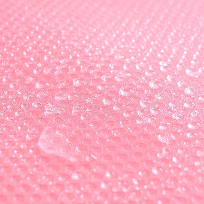 pepplo Refrigerator Waterproof Pad, Anti Slip Fridge Liner Mat, Fridge Shelf Liner, Kitchen Drawer Pad, Wardrobe Mat, Shelf Cover, Dining Place Mats, Moisture-proof, Washable And Can Be Cut (Pink, 12 Pieces) - Image 3