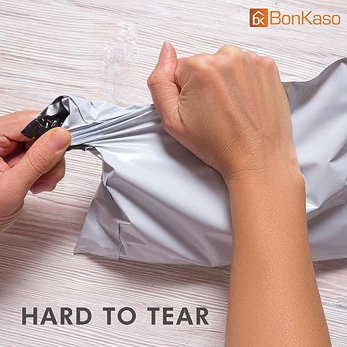 Bonkaso Blueprint Courier Bag/Envelopes/Pouches/Cover with POD (55 Microns) Tamper proof/Security bag (Pack of 50, Size 6 x 8) - Image 3
