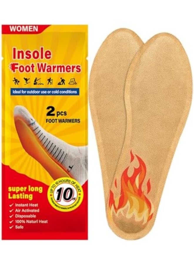 Day Wins Foot Warmers 5 Pairs, Insole Foot Warmers with Adhesive, Hot Hands Hand Warmers - Long Lasting Odorless Air Activated Warmers, Perfect for Winter Camping Outdoor Skiing Travel - Image 1