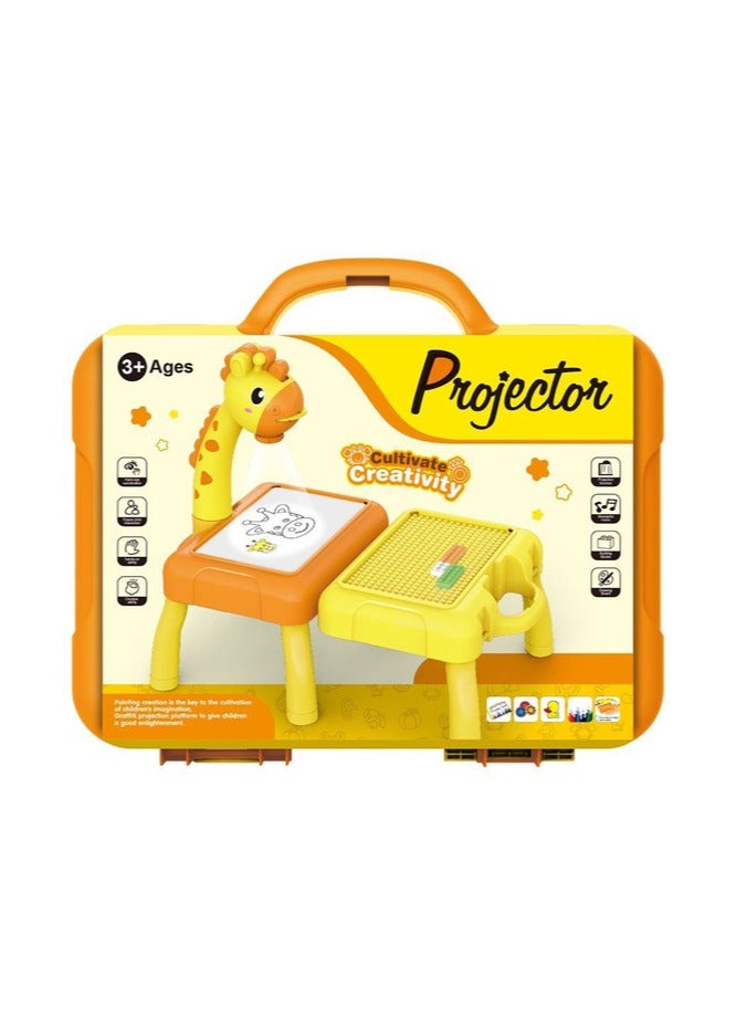 Projector Giraffe Projector Painting Table With Music 23-2360073 - Image 1
