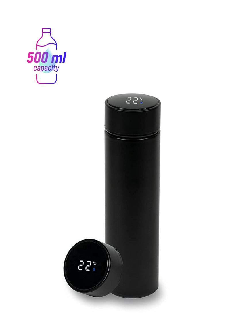 Cool Baby COOLBABY Insulated Water Bottle with LED Real-Time Temperature Display Stainless Steel Portable 17oz/500ml Smart Vacuum Mug - Image 1