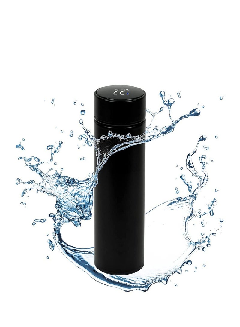 Cool Baby COOLBABY Insulated Water Bottle with LED Real-Time Temperature Display Stainless Steel Portable 17oz/500ml Smart Vacuum Mug - Image 2