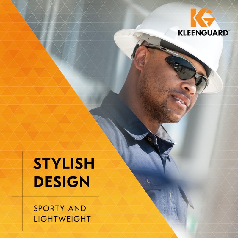 KleenGuardâ„¢ V30 Nemesisâ„¢ Polarized Safety Glasses (28635), Smoke Grey Lenses, Gunmetal Frame, Unisex Sunglasses for Men and Women (Qty 1) - Image 4