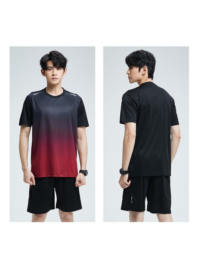 KUYING Fitness Ice Silk Speed Drying Sportswear Set  - Image 3