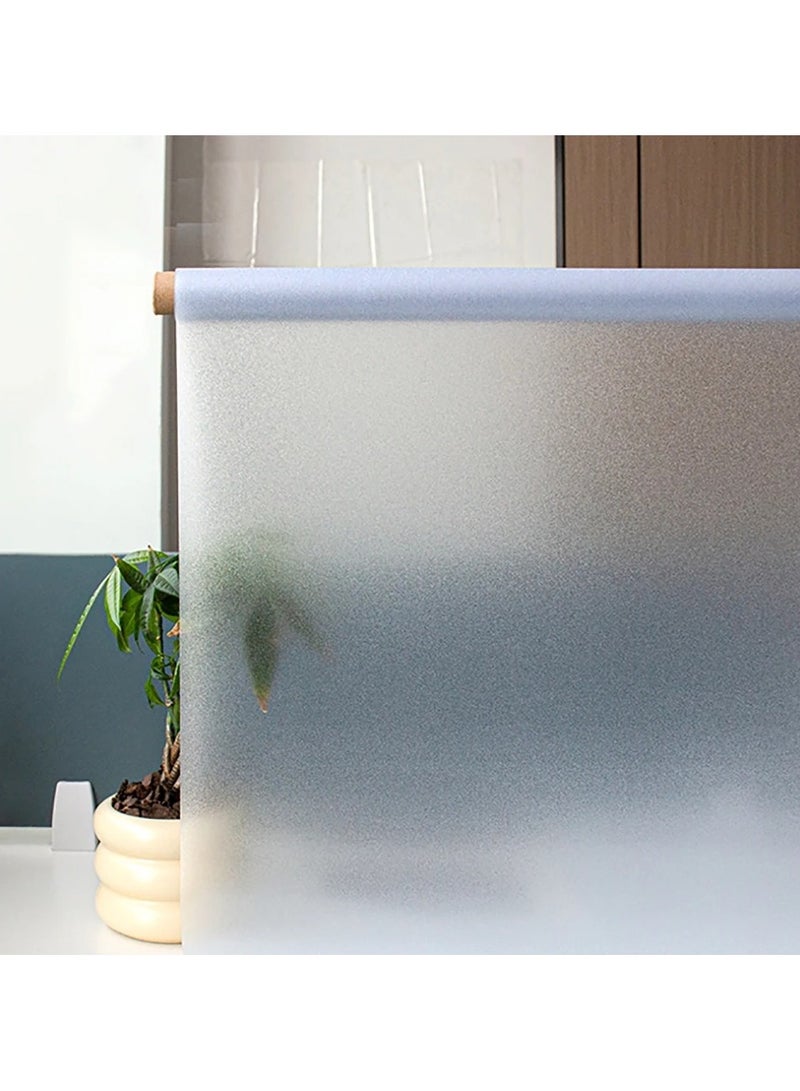 AROAQ Anti Peeping Window Privacy Film, Frosted Vinyl, Glass Tint Films, Solar Protection, Window Sticker, Static Cling, Frosted, Shower Screens - Image 1