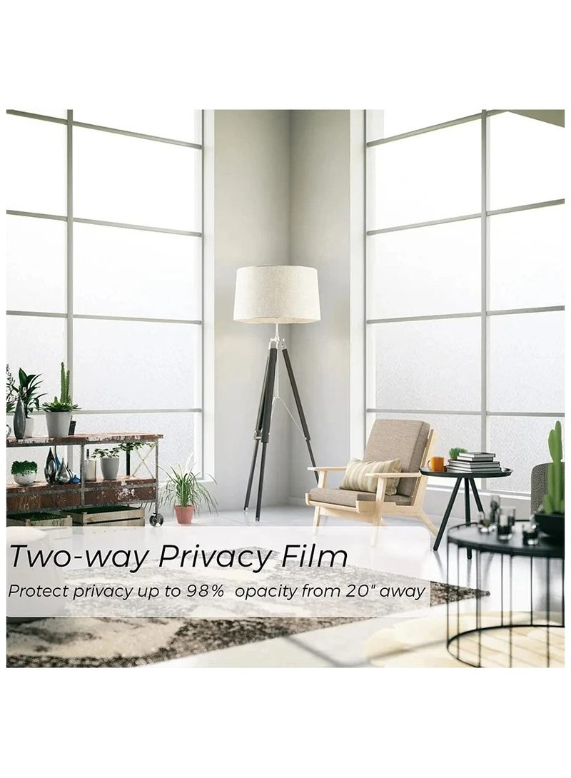 AROAQ Anti Peeping Window Privacy Film, Frosted Vinyl, Glass Tint Films, Solar Protection, Window Sticker, Static Cling, Frosted, Shower Screens - Image 5
