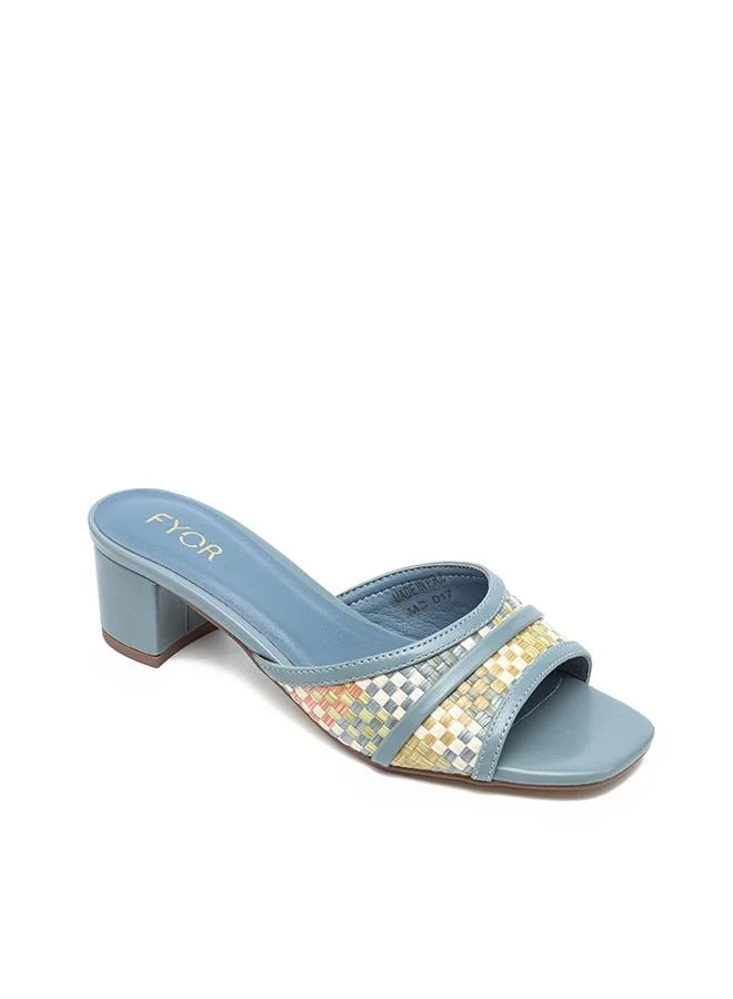 FYOR Mosaic-Weave Block Mule MC 017