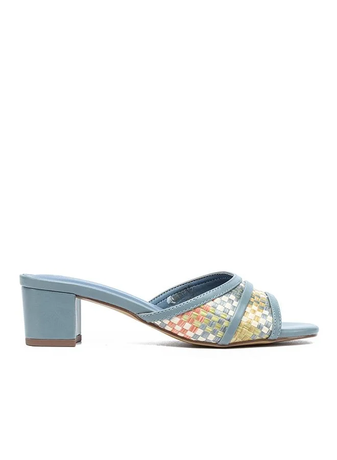 FYOR Mosaic-Weave Block Mule MC 017