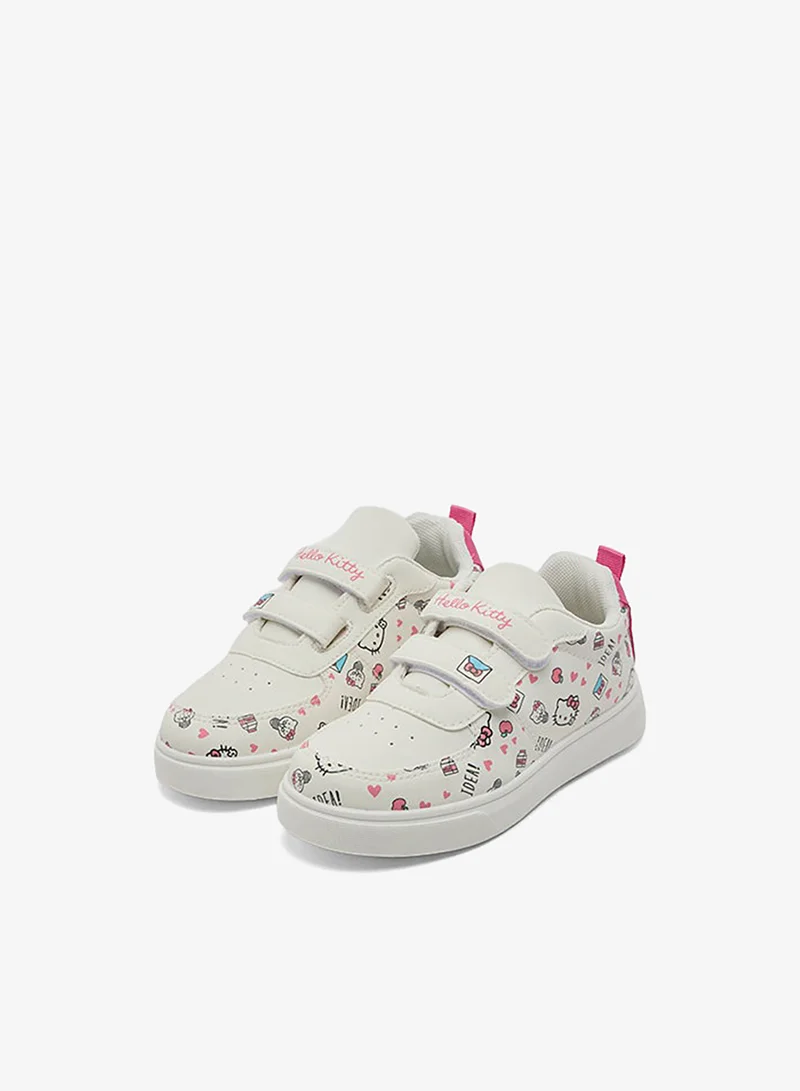 R&B Hello Kitty Printed Velcro Shoes