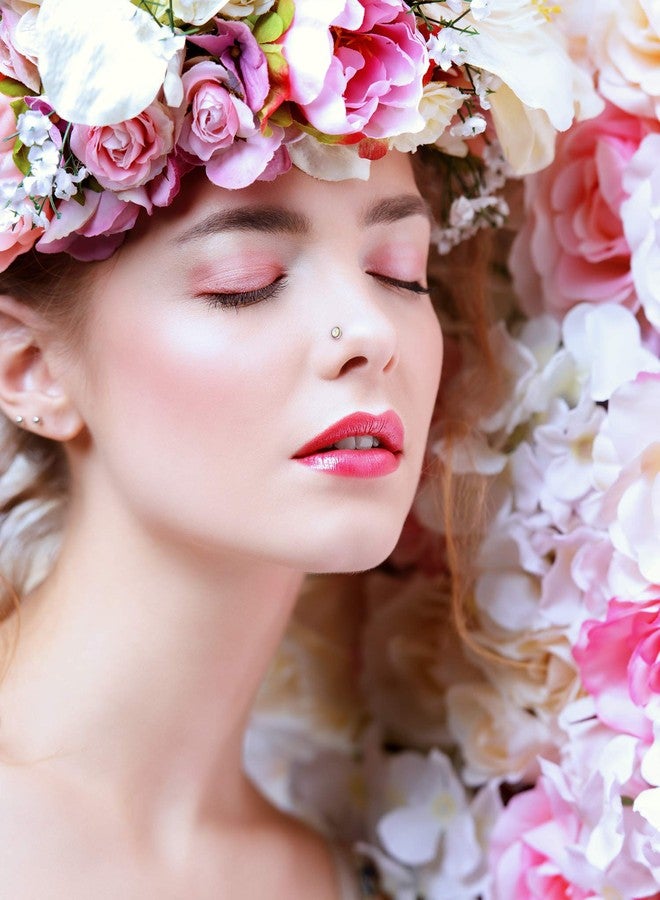 JOVITEC Stainless Steel Nose Stud Set Steel Nose Ring Rose Ball Labret Body Piercing Jewelry for Party Wear or Clothes Matching, 20 G (16 Pieces, Bone Stud) - Image 2