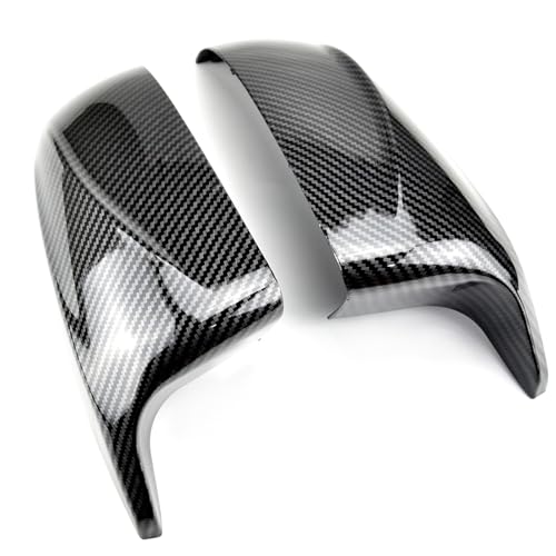 Venveal Side Mirror Covers Compatible with B-MW X5 E70 2006-2013 X6 E71 E72 2007-2014, Door Rearview Mirror Cap Replacement,Bonus Blind Spot Mirrors Included (Carbon Black) - Image 3