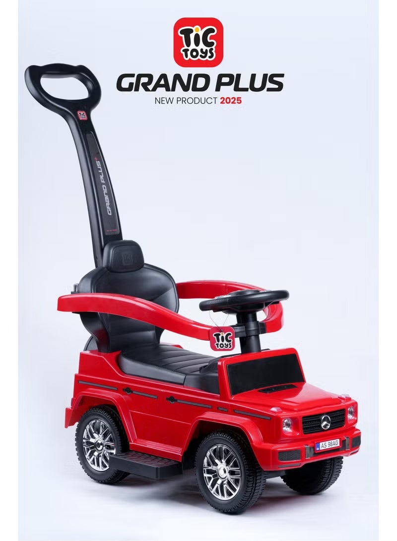 Tic Toys Ride-On Car for Kids with Hand Steering - Ride, Walk & Play: Three Different Modes, Ages 1-7 - Image 1