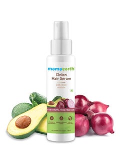 Mamaearth Mamaearth Onion Hair Serum For Silky & Smooth Hair, Tames Frizzy Hair, with Onion & Biotin for Strong, Tangle Free & Frizz-Free Hair - 100 ml  - Image 2