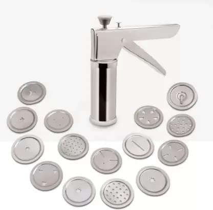 AK Ultimate AK Ultimate Stainless Steel Set of 15 Pattern Discs Kitchen Press  - Image 3