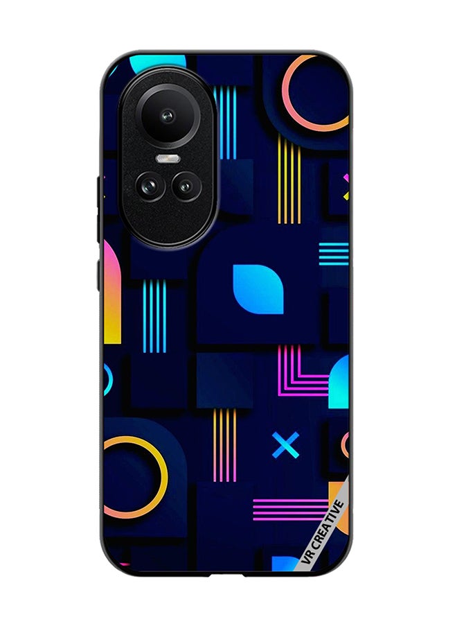 VR CREATIVE Protective Case Cover For Oppo Reno 10 Texture Design Multicolour - Image 1