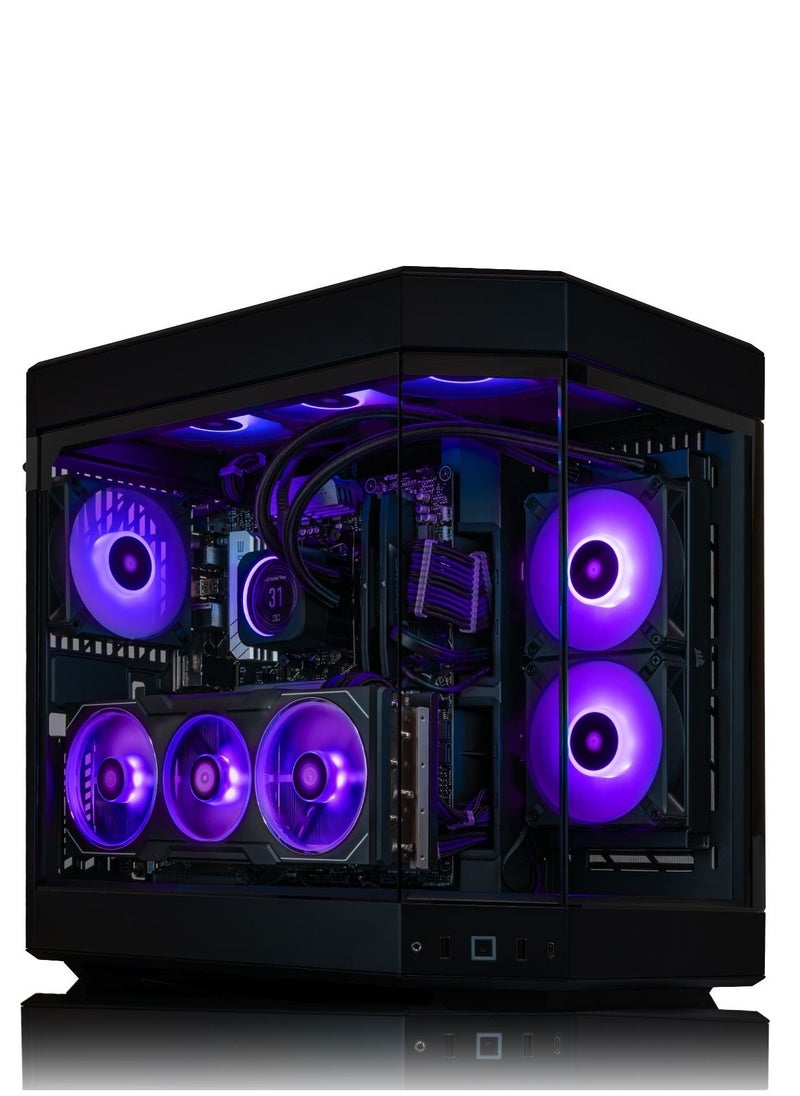 NANOTECH - Sniper Gaming PC- Intel Core i9-14900K Processor, 24 Cores & 32 Threads, DDR5 64GB (2*32) 6400MHz Ram, 990 Pro 2TB NVMe M.2 PCIe Gen 4.0*4 SSD, Nvidia GeForce RTX 4070Ti Super 16GB OC Edition GDDR6X Graphics Card, 3 Fan AIO Liquid Cooler, 1000W 80 Plus Gold Power Supply, Windows 11 Pro | Wi-Fi + BT - Image 1