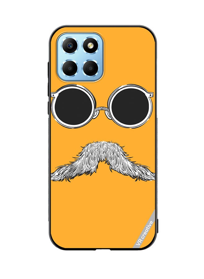 VR CREATIVE Protective Case Cover For Honor X8 5G Baba Mustaches Design Multicolour - Image 1