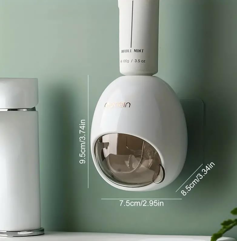 Tyagy Toothpaste Dispenser and Squeezer Organiser for Bathroom, Kids and Adults, Multicolor (Pack of 2 Pcs) - Image 5