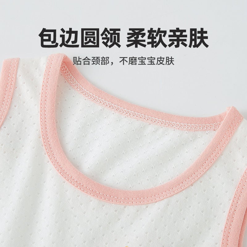Baby Girl Summer Western Style Small Skirt Baby Vest Cotton Dress 0-1-2 Years Old Thin Princess Nightdress - Image 5
