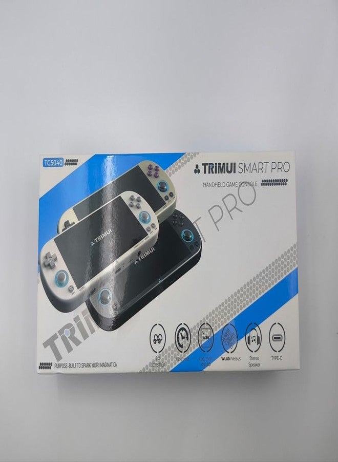 تريميو جهاز ألعاب محمول Trimui Smart Pro، جهاز صغير متوافق مع أكثر من 20 صيغة من الألعاب وشاشة IPS عالية الوضوح مقاس 5 بوصات، جهاز ألعاب فيديو محمول (رمادي 128 جيجابايت) - Image 4