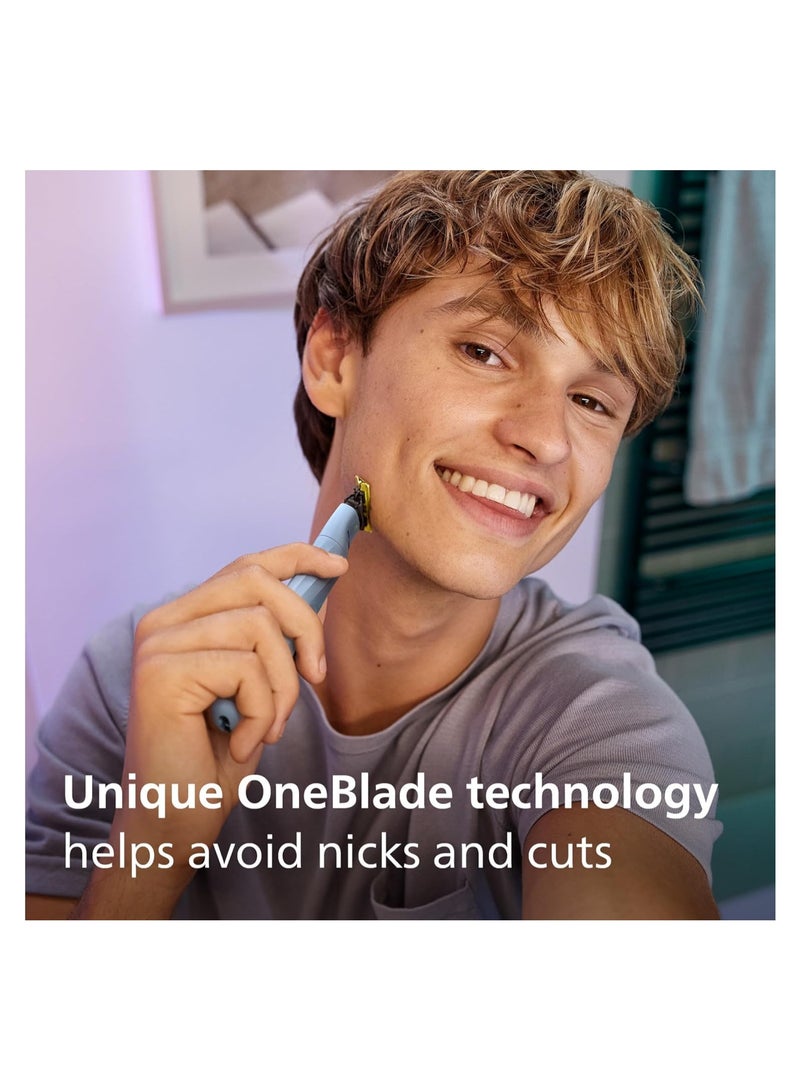 فيليبس OneBlade First Shave، نظام الحلاقة الكهربائي الهجين للمراهقين، QP1324/20 - Image 4