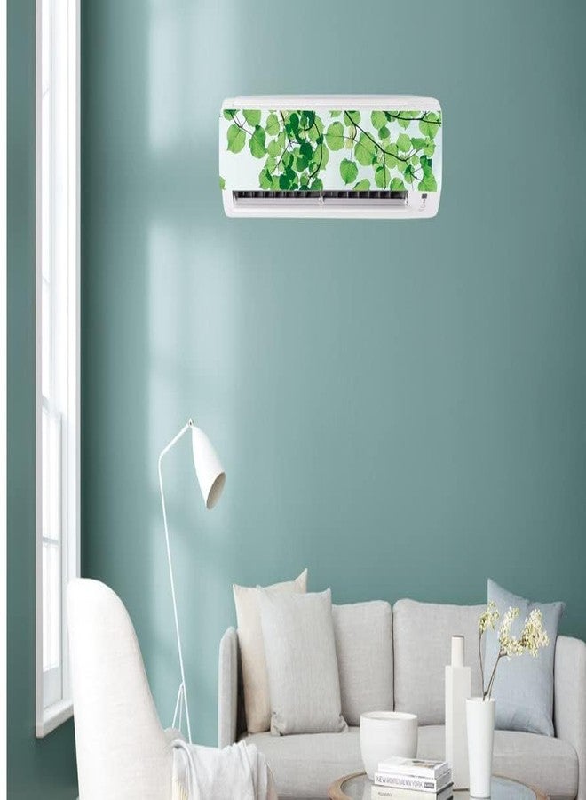 DreamKraft Green Leafs AC Sticker Self Adhesive for Home Decor (Multicolor PVC Vinyl 30cm x 91cm)-AC331 - Image 4