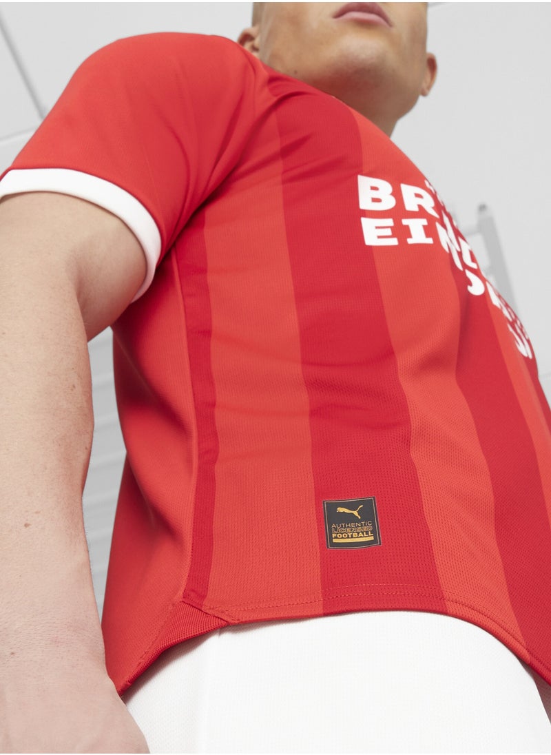 PUMA - PSV Eindhoven 23/24 Mens Red Home Jersey - Image 1
