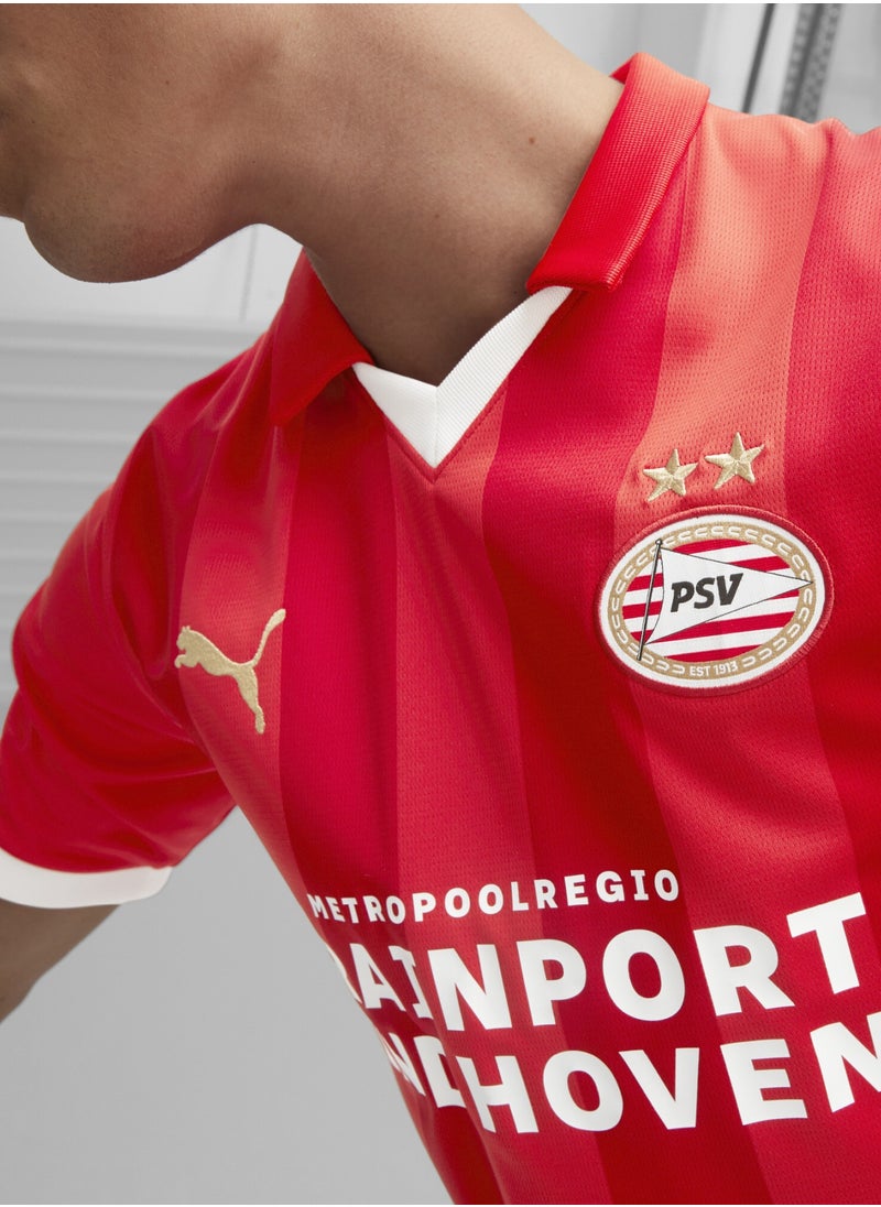 PUMA - PSV Eindhoven 23/24 Mens Red Home Jersey - Image 1