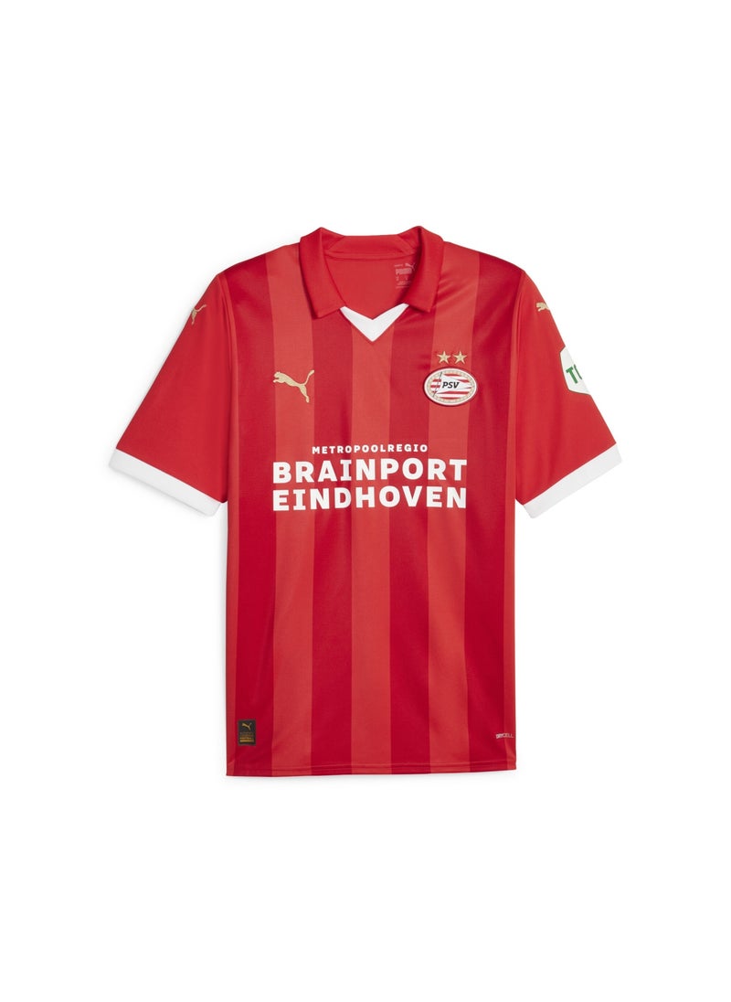 PUMA - PSV Eindhoven 23/24 Mens Red Home Jersey - Image 1