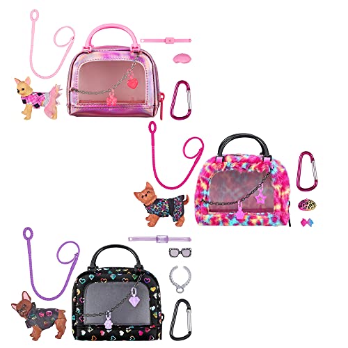 Real Littles - 3 Collectible Micro Puppy Carriers with 3 Micro Puppies and 15 Micro Working Surprises Inside! - Image 1