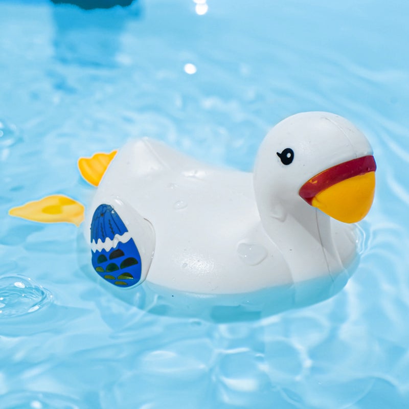 Bathing Swan Toy Interesting Swan Shower Toy Clockwork Bath Toy for Kids - Image 3