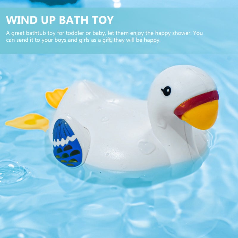 Bathing Swan Toy Interesting Swan Shower Toy Clockwork Bath Toy for Kids - Image 4