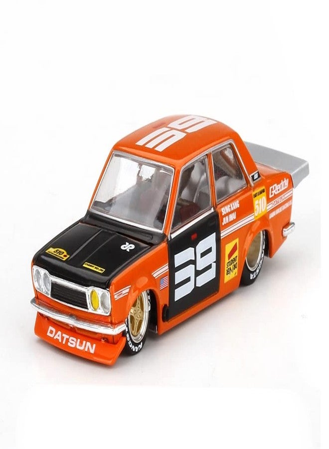 Mini GT x Kaido House 1:64 Datsun 510 Pro Street SK510 Orange - KHMG004 - Image 1