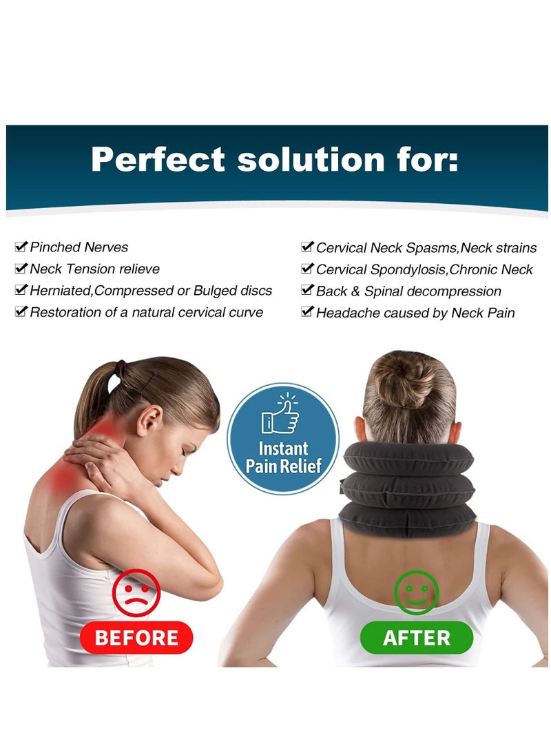 Y&D Travel Pillow, Cervical Neck Traction Device, Portable Stretcher Provide Support and Pain Relief, Devices for Home Use Decompression  - Image 4